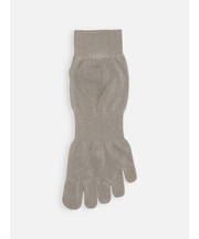 【綿100%】ゴム長五本指ショートソックス(25~26cm)