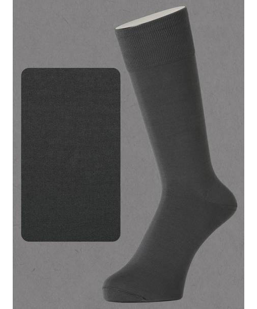 【Tabio MEN】連続シルケット無地レギュラー丈ソックス(23.0～25.0cm)