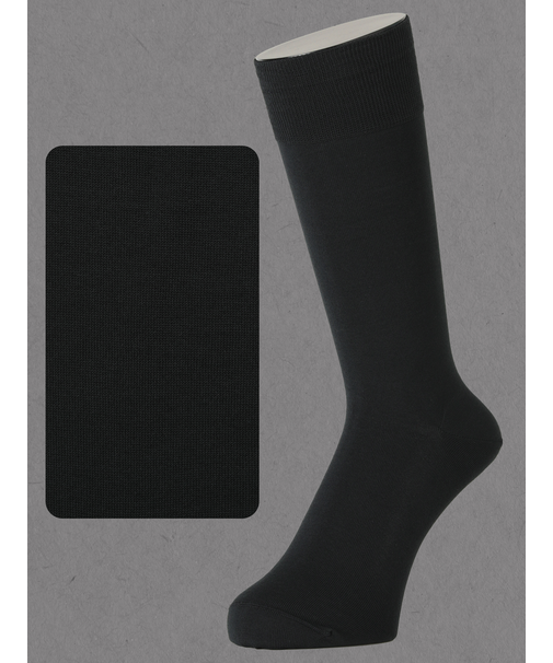 【Tabio MEN】連続シルケット無地レギュラー丈ソックス(27.0～29.0cm)