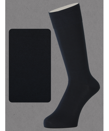 【Tabio MEN】連続シルケット無地レギュラー丈ソックス(27.0～29.0cm)