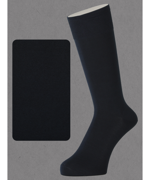 【Tabio MEN】連続シルケット無地レギュラー丈ソックス(27.0～29.0cm)