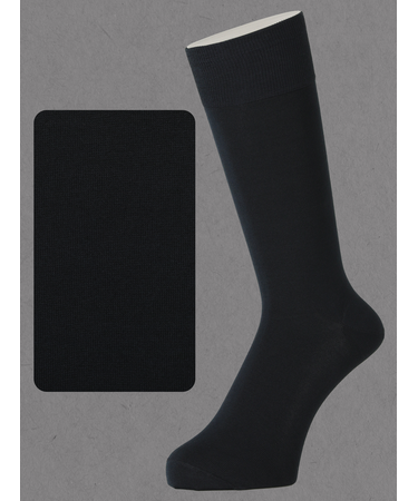 【Tabio MEN】連続シルケット無地レギュラー丈ソックス(27.0～29.0cm)
