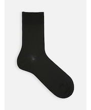 【Tabio MEN】綿履き口ゆったり3×1リブショートソックス(27.0～29.0cm)
