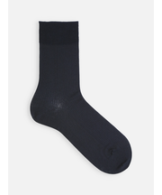 【Tabio MEN】綿履き口ゆったり3×1リブショートソックス(27.0～29.0cm)