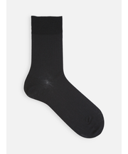 【Tabio MEN】綿履き口ゆったり3×1リブショートソックス(27.0～29.0cm)