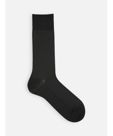 【Tabio MEN】スーピマJQバーズアイレギュラーソックス