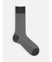 【Tabio MEN】スーピマJQバーズアイレギュラーソックス