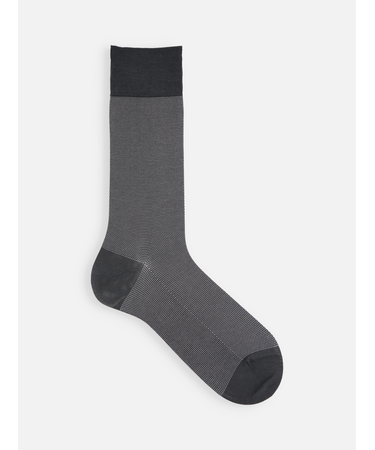 【Tabio MEN】スーピマJQバーズアイレギュラーソックス