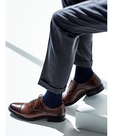 【Tabio MEN】スーピマJQヘリンボーンレギュラーソックス