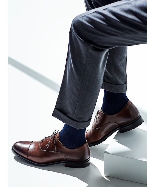 【Tabio MEN】スーピマJQヘリンボーンレギュラーソックス