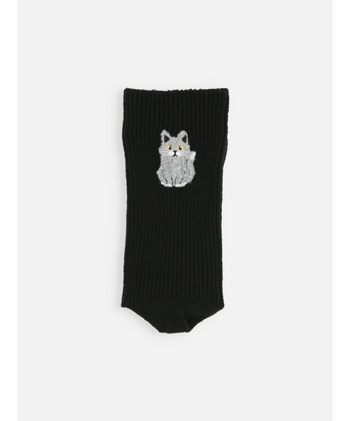 ワッペン風刺繍ソックス