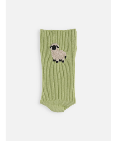 ワッペン風刺繍ソックス