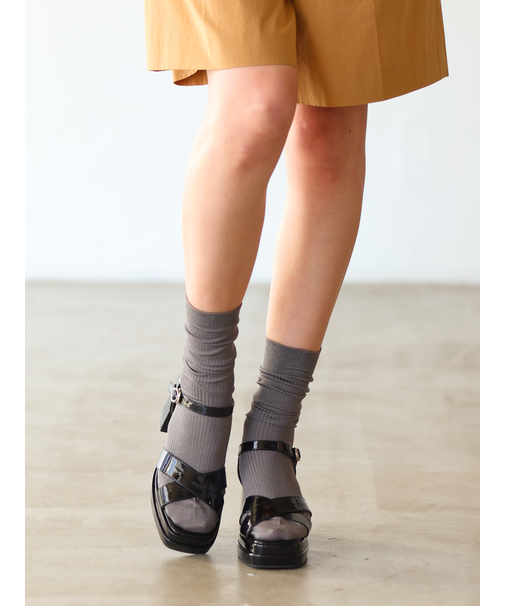 究極のシルク3×1リブソックス