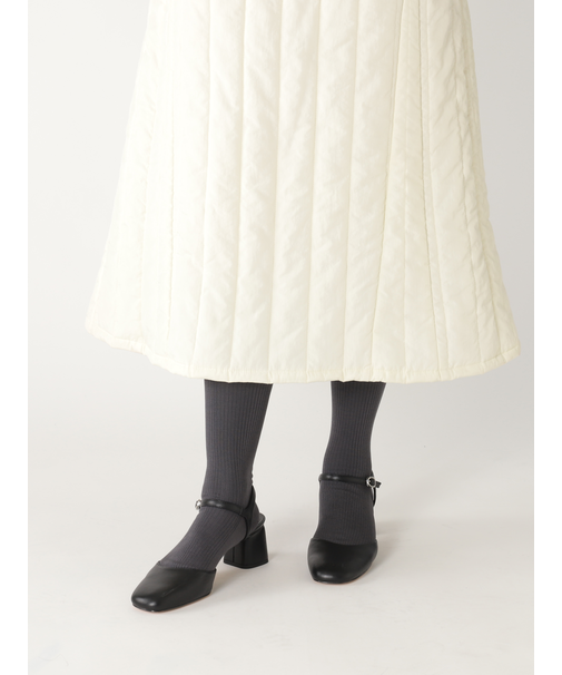 最高級スビンゴールド3×1リブハイソックス