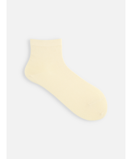 毛混無地ベタショートソックス