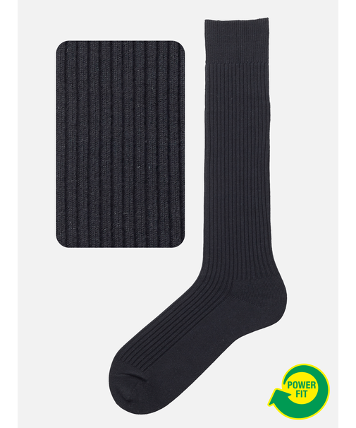 【Tabio MEN】パワーフィットハイソックス(27.0～29.0cm)