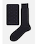 【Tabio MEN】ピンドットレギュラーソックス(27.0～29.0cm)