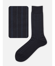 【Tabio MEN】【定番】チョークストライプ柄ソックス(27.0～29.0cm)