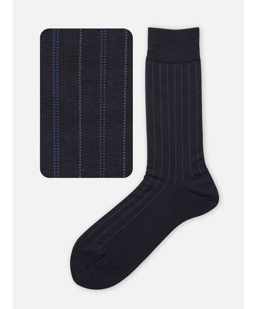 【Tabio MEN】チョークストライプレギュラーソックス(23.0～25.0cm)