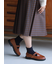 毛混ランダムリブ折り返しショートソックス