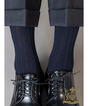 【Tabio MEN】オーセンティック4×2リブソックス