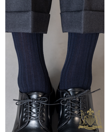 【Tabio MEN】オーセンティック4×2リブソックス