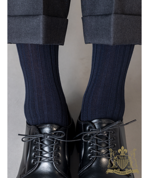 【Tabio MEN】オーセンティック4×2リブソックス