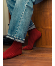 【Tabio MEN】オーセンティック4×2リブソックス