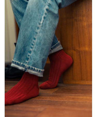 【Tabio MEN】オーセンティック4×2リブソックス