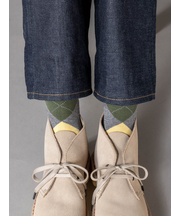 【Tabio MEN】Tabio chic アーガイルレギュラーソックス