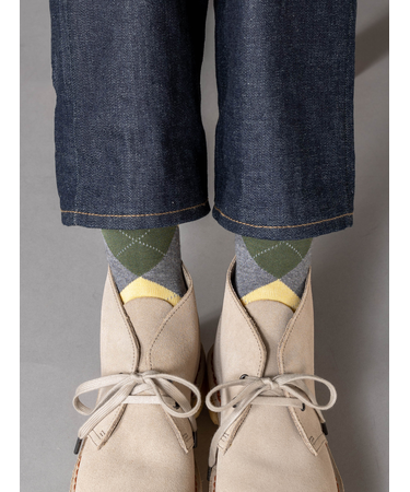 【Tabio MEN】Tabio chic アーガイルレギュラーソックス