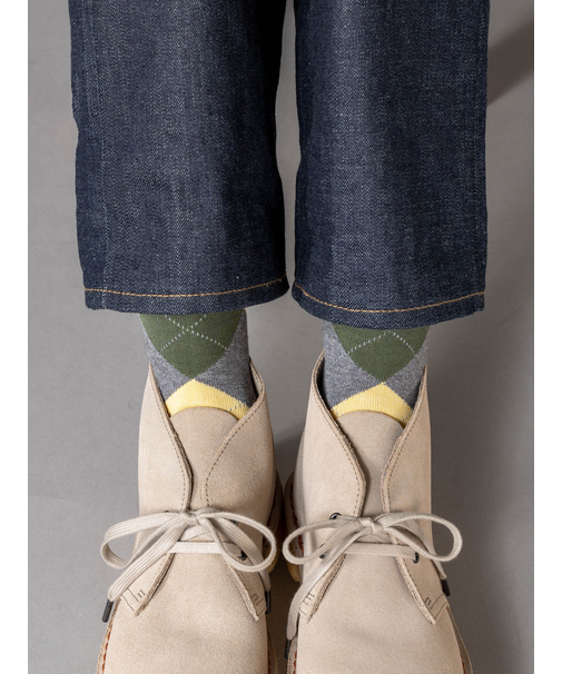 【Tabio MEN】Tabio chic アーガイルレギュラーソックス