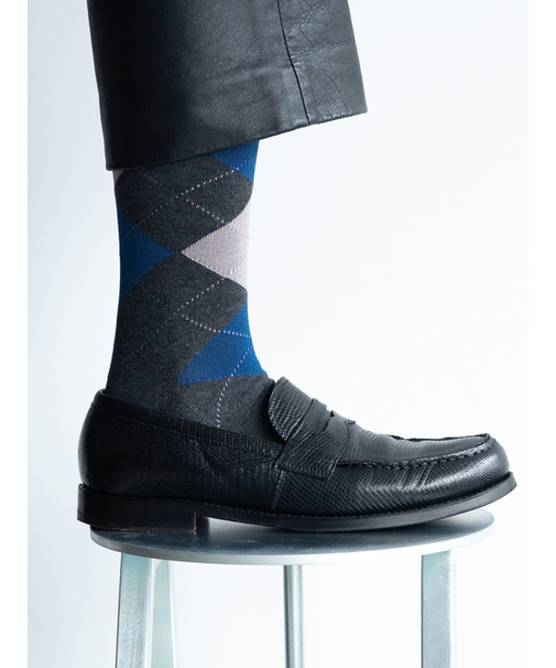 【Tabio MEN】Tabio chic アーガイルレギュラーソックス