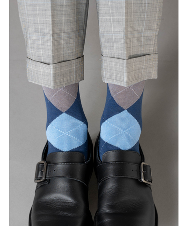 【Tabio MEN】Tabio chic アーガイルレギュラーソックス
