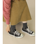 ラムウールリブベタショートソックス