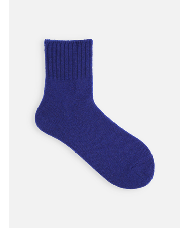 ラムウールリブベタショートソックス