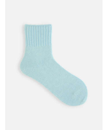 ラムウールリブベタショートソックス