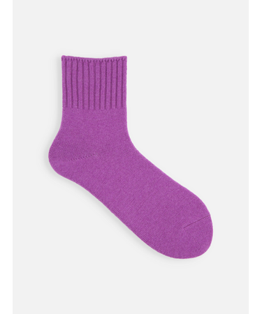 ラムウールリブベタショートソックス