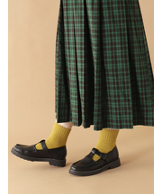 ラムウールリブベタショートソックス