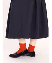 ラムウールリブベタショートソックス