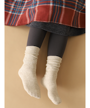 ラムウール1×1リブソックス