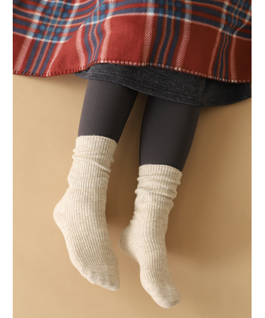 ラムウール1×1リブソックス