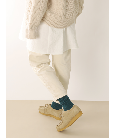 ラムウール1×1リブソックス