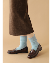 ラムウール1×1リブソックス