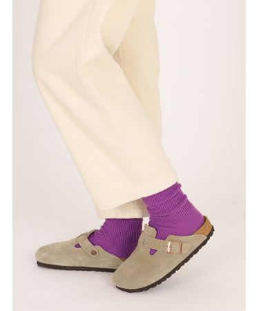 ラムウール1×1リブソックス