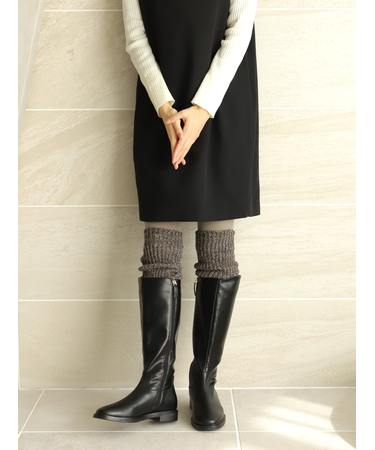 リブバルキーロングレッグウォーマー