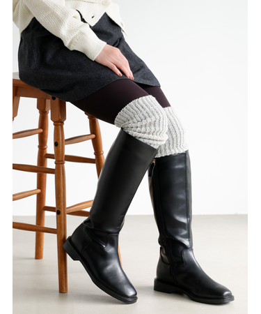 リブバルキーロングレッグウォーマー