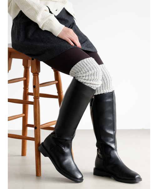 リブバルキーロングレッグウォーマー