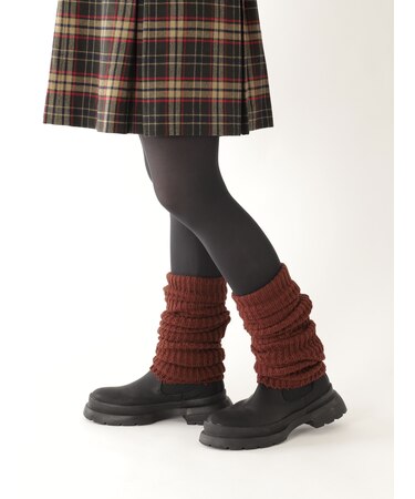 リブバルキーロングレッグウォーマー