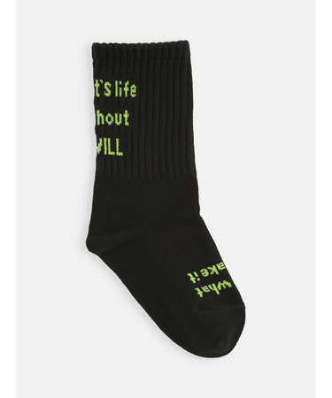 キッズ メッセージロゴソックス16～18cm